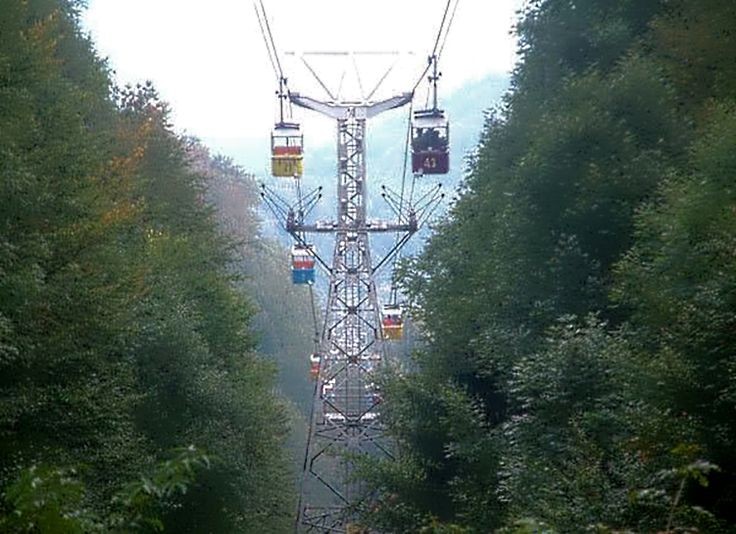 Sljeme. Žičara 1980-ih godina
